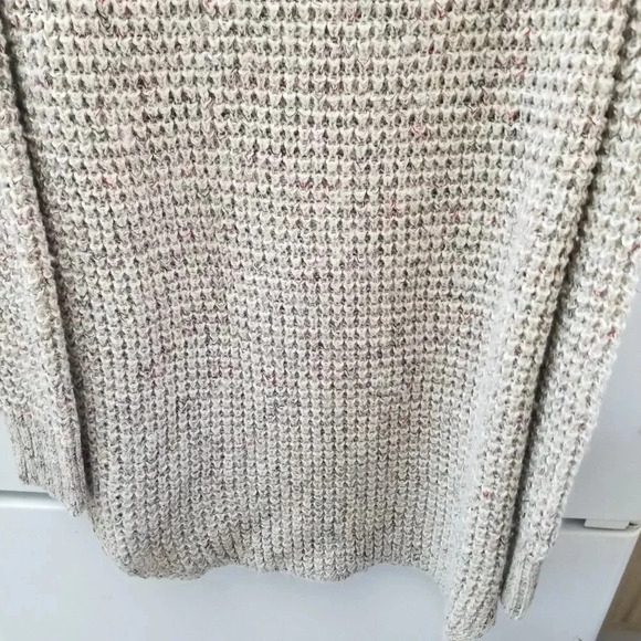 FREE  People Chunky Knit Turtle Neck Sweater M - Picture 6 of 11